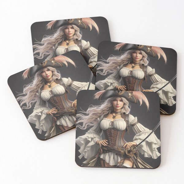 Item preview, Blonde pirate queen designed and sold by Outlandishrob.
