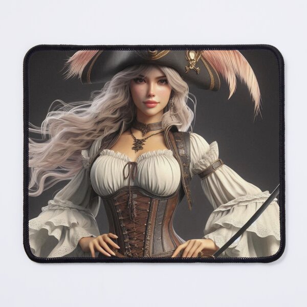 Item preview, Blonde pirate queen designed and sold by Outlandishrob.