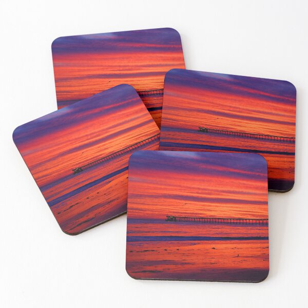 Item preview, Fiery Sunset at Haskell's Beach designed and sold by Cathy L. Gregg.