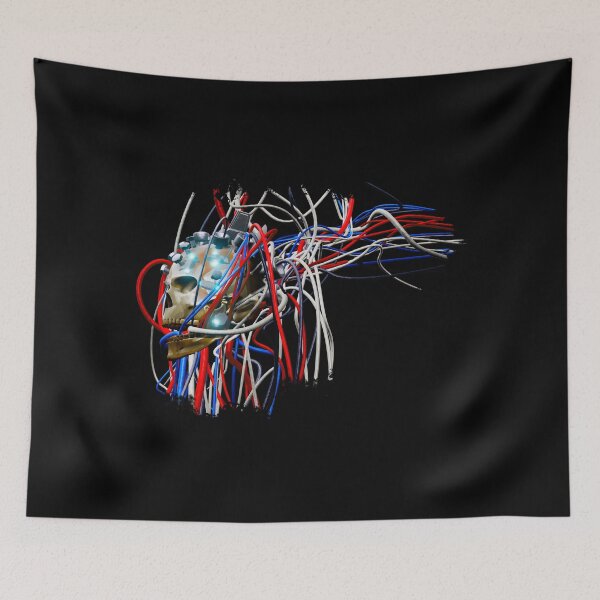 Item preview, Wired Skull designed and sold by NicholasGalarza.