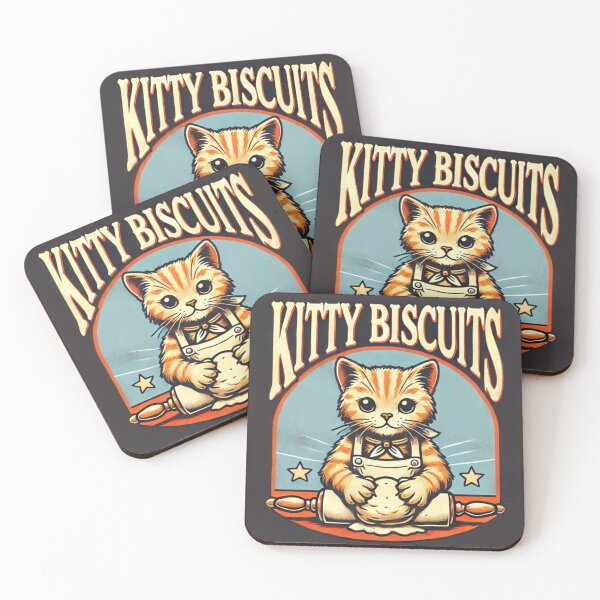 Item preview, Kitty Biscuits designed and sold by riadesignstore.