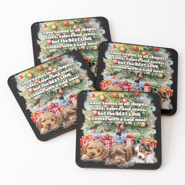 Item preview, Christmas Love Dogs designed and sold by Karen Wood.