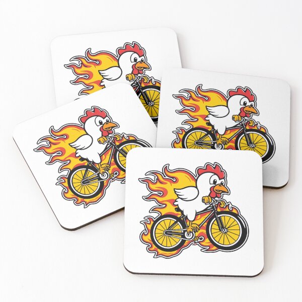 Item preview, Chicken on bike designed and sold by MessOnClothes.