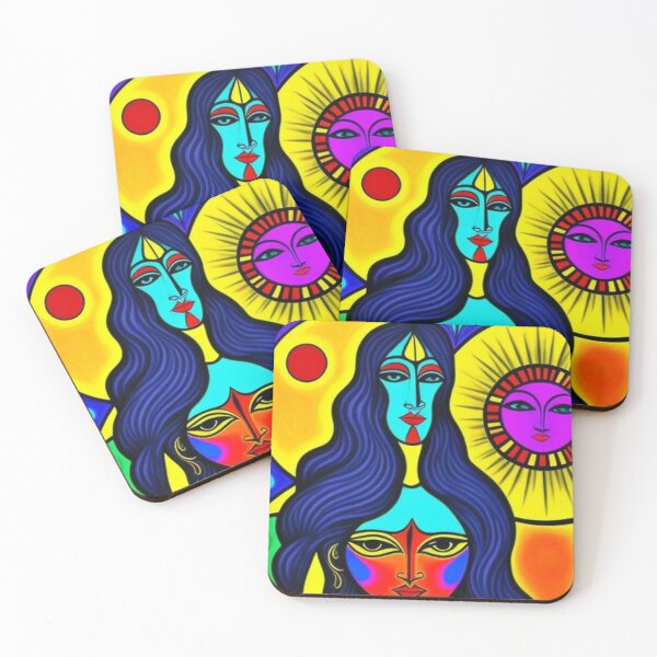 Item preview, Abstract Hippy Sun Art  designed and sold by TheDarkWardrobe.