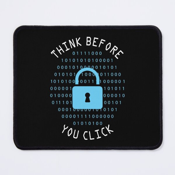 Item preview, Think Before You Click - Online Safety Reminder designed and sold by HandicraftArt.