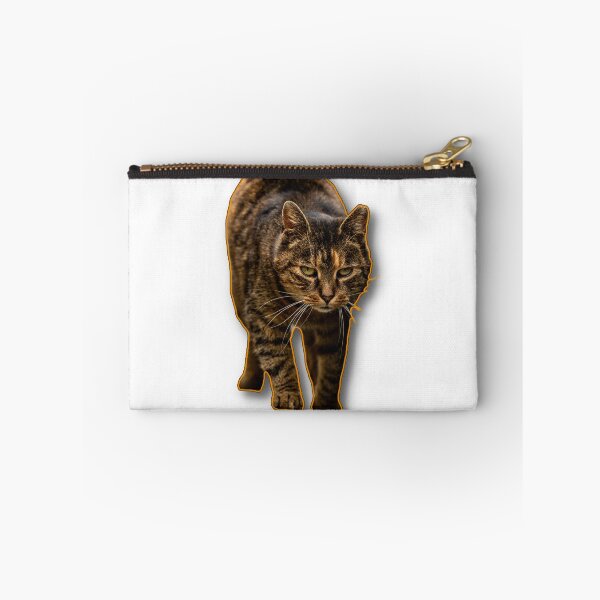 Item preview, A focused cat walking towards the viewer with an intent expression. designed and sold by Piotr Front.