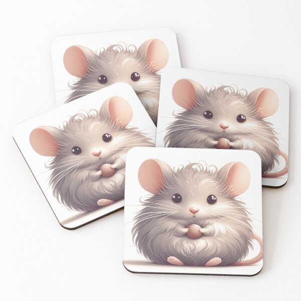 Item preview, cute happy little mouse designed and sold by nicnacc.
