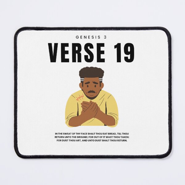 Item preview, Genesis 3:19_Bible Quotes designed and sold by QuotifBible.