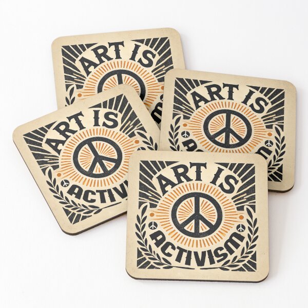 Item preview, Art Is Activism Bold Vintage Design designed and sold by RetroPop23.