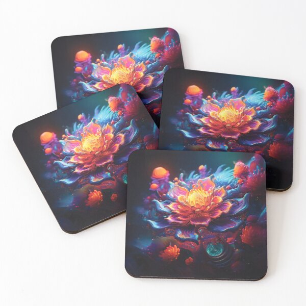 Item preview, A Flowers melting and warping in strange, dreamlike forms design. designed and sold by HEMRO.