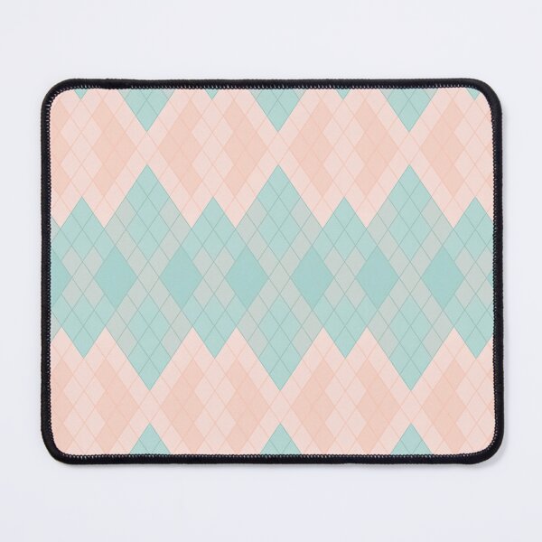 Item preview, An Argyle pattern design in soft pastel colors with delicate, small-scale diamond shapes. designed and sold by HEMRO.