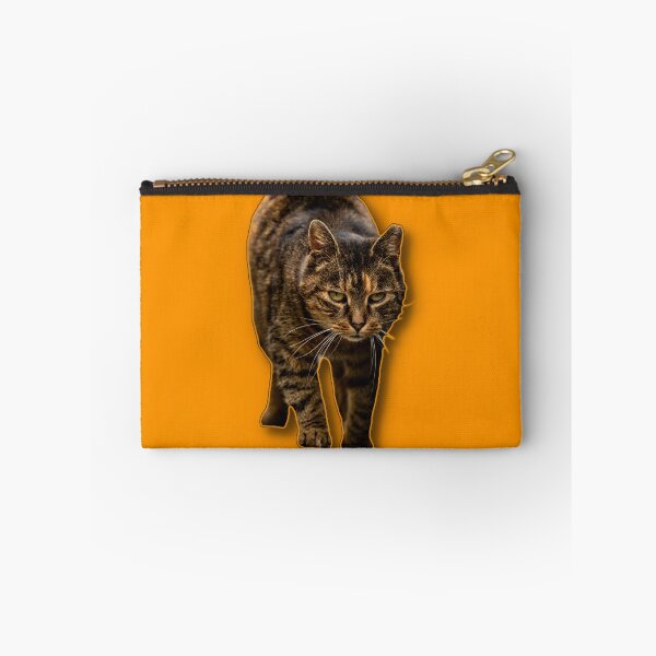 Item preview, A focused cat walking towards the viewer with an intent expression. designed and sold by Piotr Front.