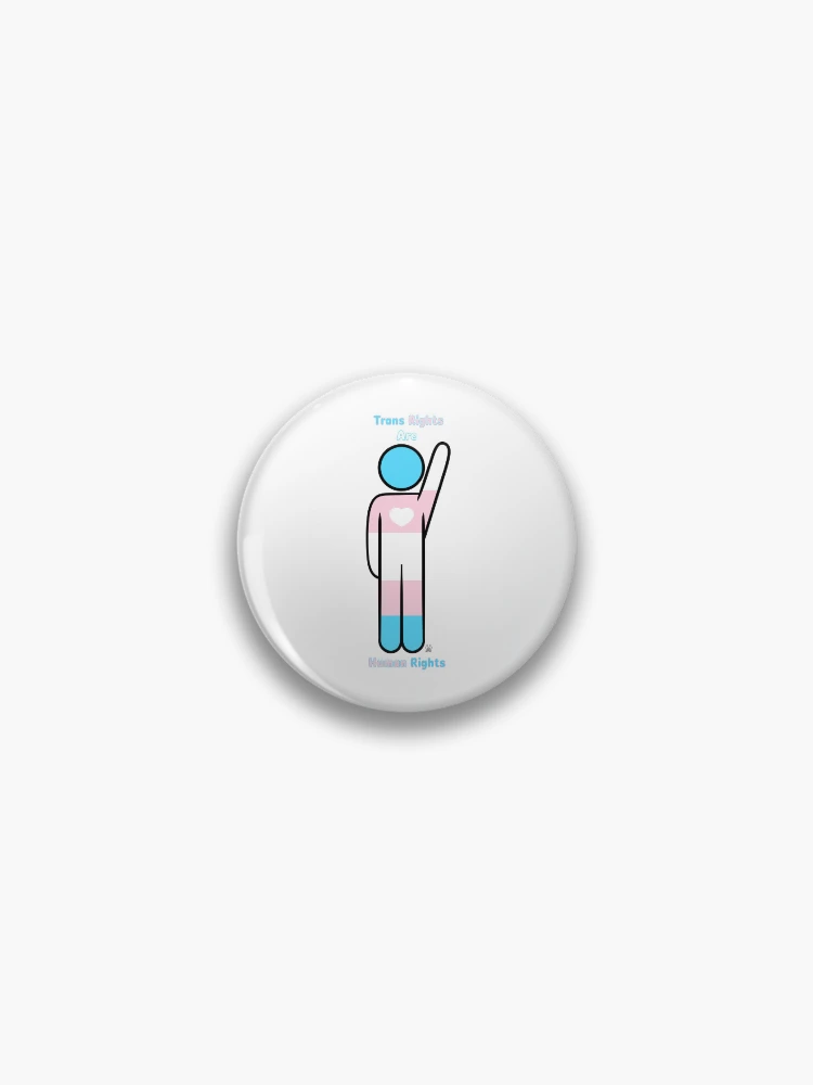 Thumbnail 1 of 3, Pin, Trans Rights are Human Rights designed and sold by Kitramina’s Shop.