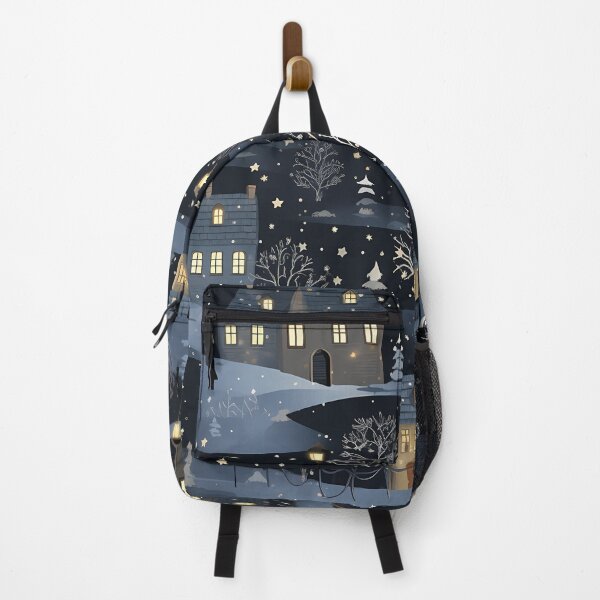 Item preview, Christmas pattern. Winter city.Winter night.Christmas landscape. designed and sold by MagelliShop.
