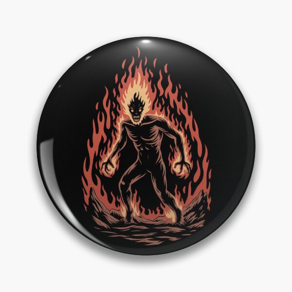 Item preview, Scary Fiery Spirit  - blazing flames designed and sold by Creomix.