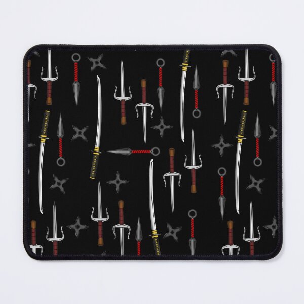 Item preview, Ninja Weapons Pattern designed and sold by WiseWitch.