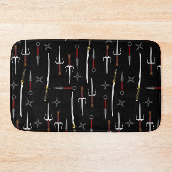 Item preview, Ninja Weapons Pattern designed and sold by WiseWitch.