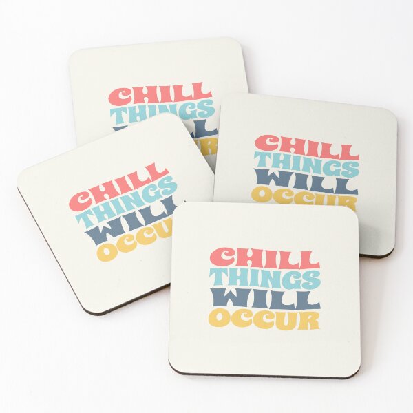 Item preview, Chill Things Will Occur, good vibes designed and sold by Alma-design-art.