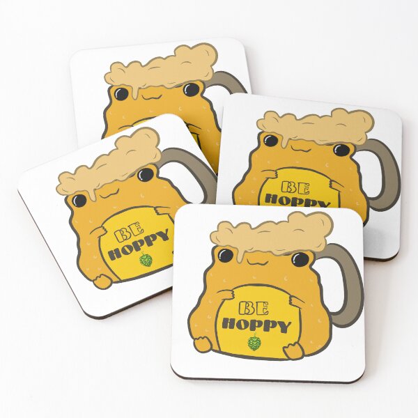 Item preview, Be Hoppy  designed and sold by BookwormBaubles.