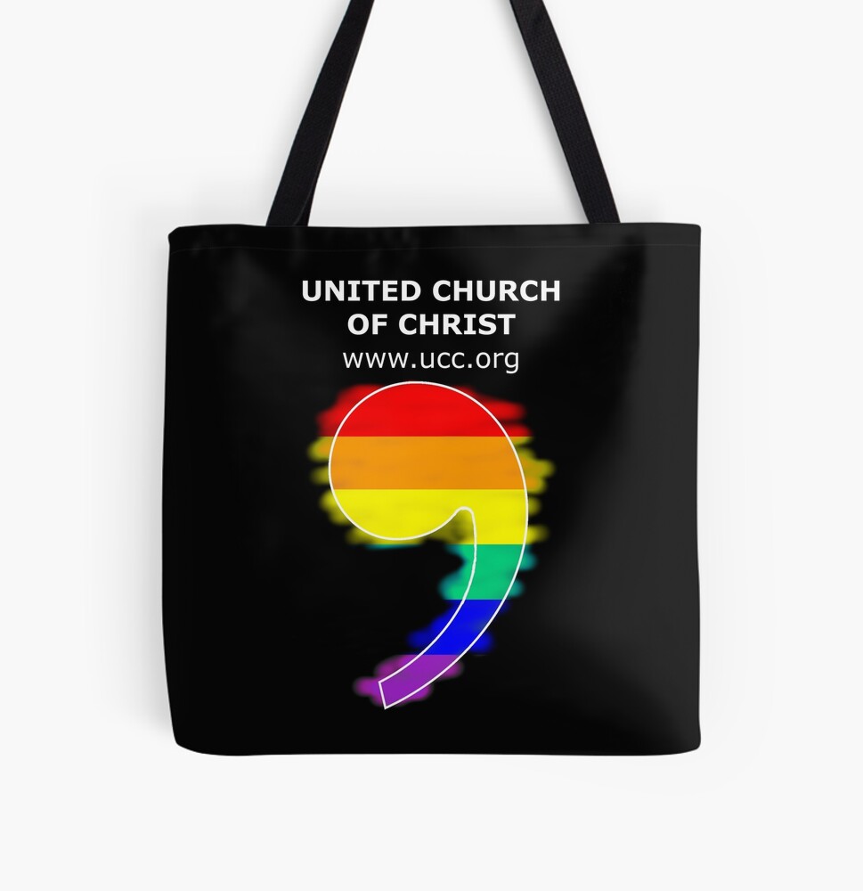 resident tote bag - classic logo - rainbow