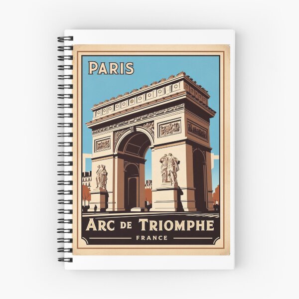 Item preview, A Vintage Travel Illustration of Paris - France designed and sold by GoodOldVintage.