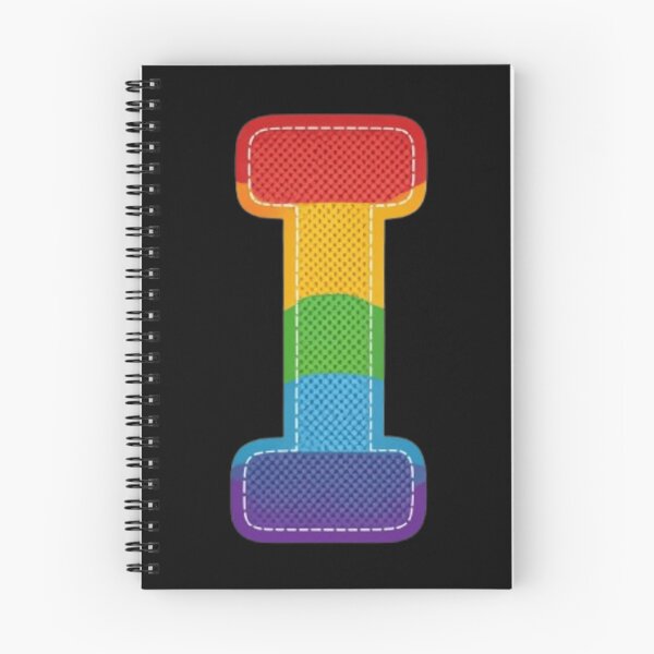 Item preview, Patch letter I rainbow designed and sold by StickersRyous.