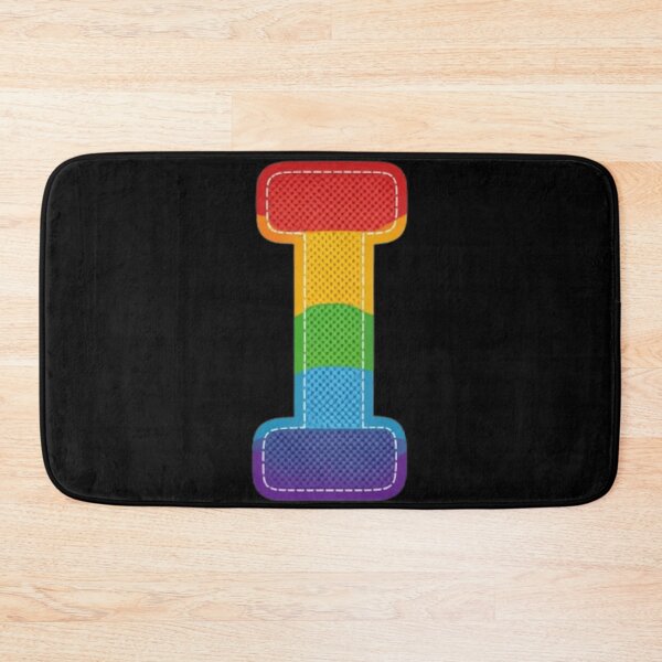 Item preview, Patch letter I rainbow designed and sold by StickersRyous.