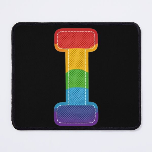 Item preview, Patch letter I rainbow designed and sold by StickersRyous.