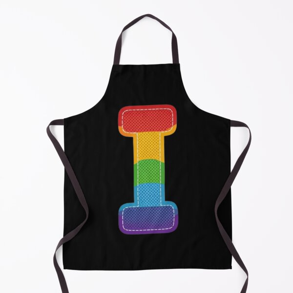 Item preview, Patch letter I rainbow designed and sold by StickersRyous.