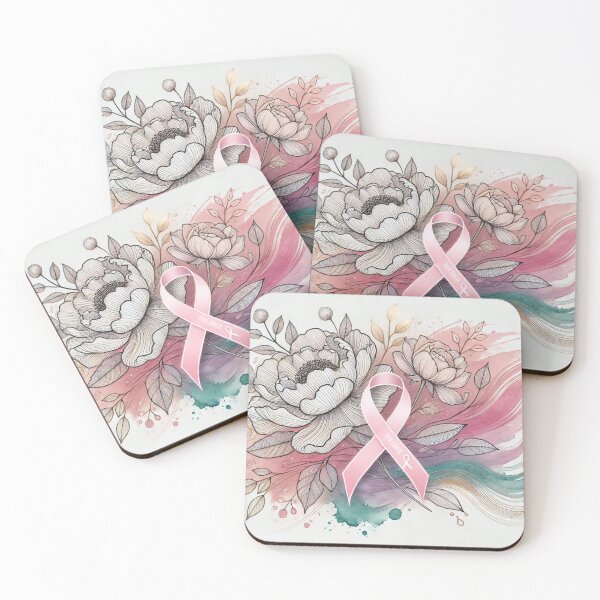Item preview, Delicate line, art and watercolor, cancer awareness design designed and sold by Jonesetcetera.
