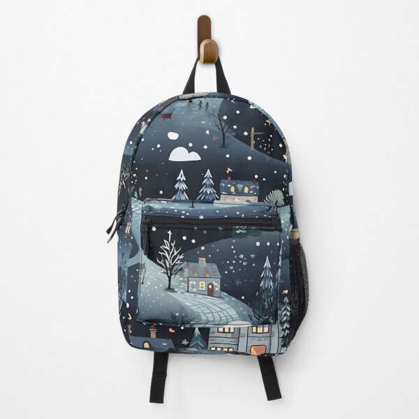 Item preview, Christmas pattern. Winter city.Winter night.Christmas landscape. designed and sold by MagelliShop.