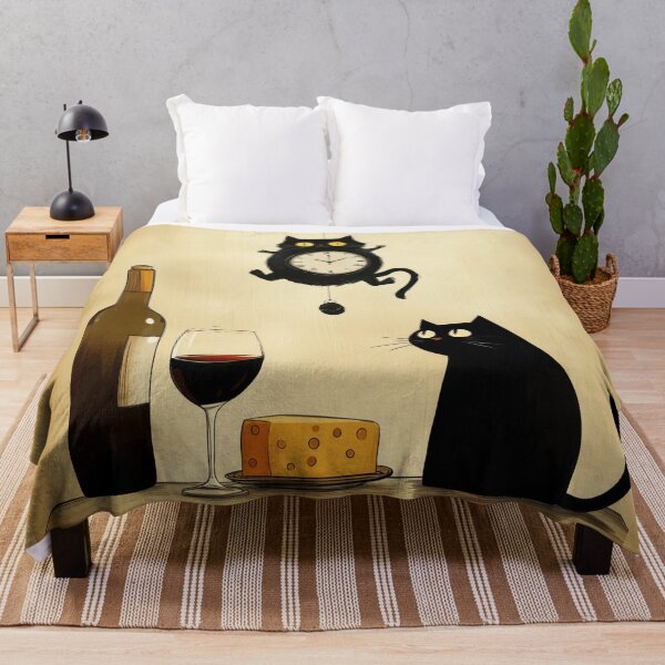 Item preview, Jasper Identifies as a Clock "Special"- Wine Feline designed and sold by NikoDeeko.