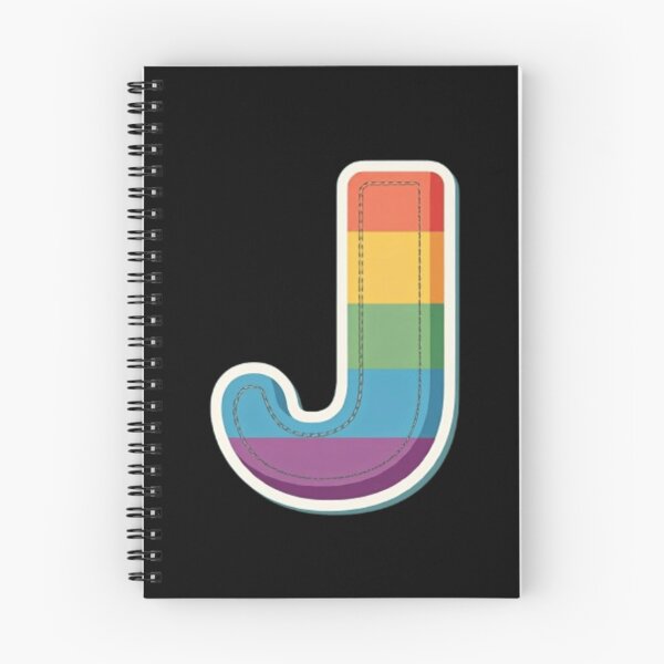Item preview, Patch letter J rainbow designed and sold by StickersRyous.