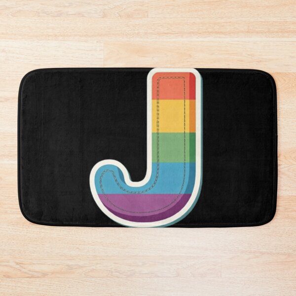Item preview, Patch letter J rainbow designed and sold by StickersRyous.