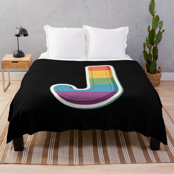 Item preview, Patch letter J rainbow designed and sold by StickersRyous.