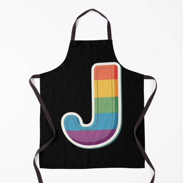 Item preview, Patch letter J rainbow designed and sold by StickersRyous.