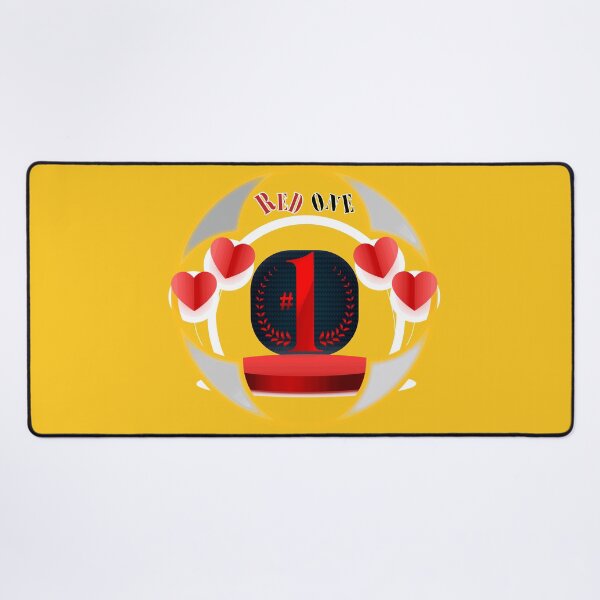 Item preview, Number One Award with Heart Accents RED ONE  designed and sold by taherismail.