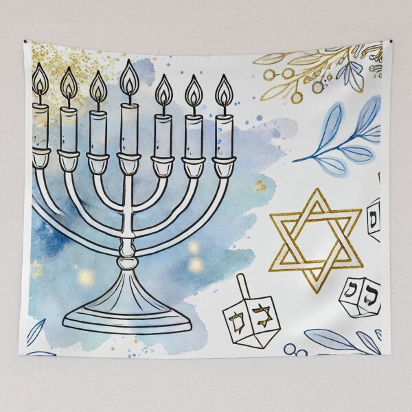 Item preview, Celebración de Hanukkah designed and sold by Jonesetcetera.