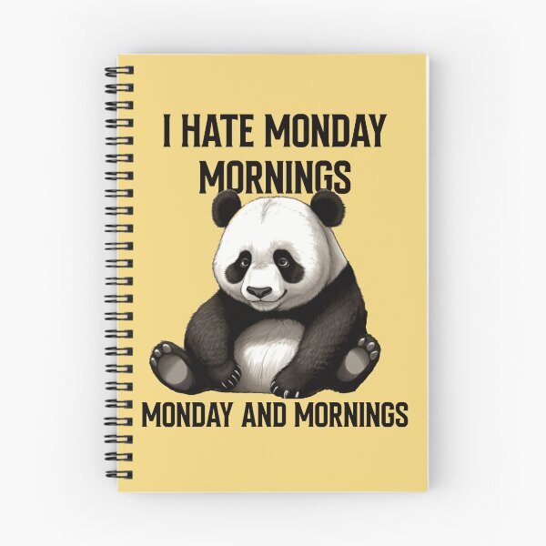 Item preview, Monday Morning Panda designed and sold by NiRia Spot.