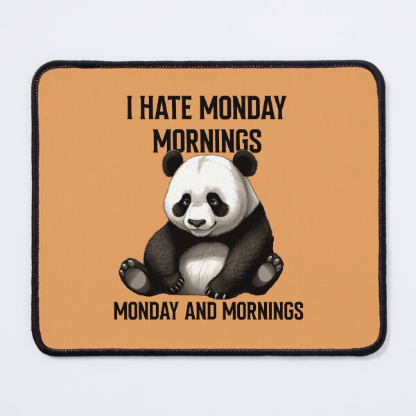 Item preview, Monday Morning Panda designed and sold by NiRia Spot.
