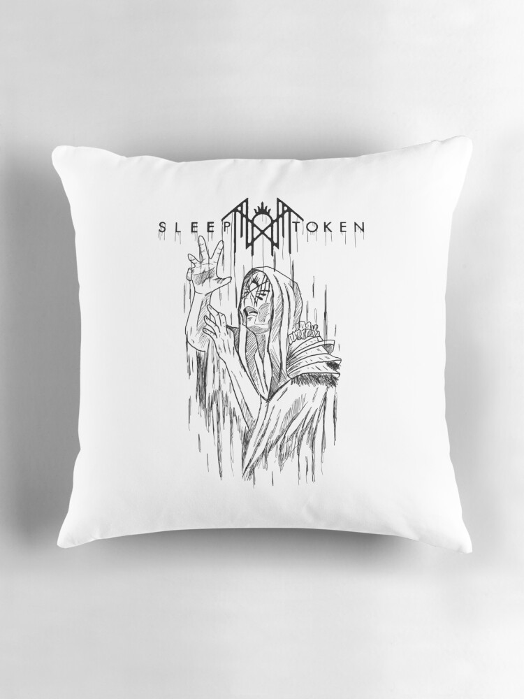 Thumbnail 3 of 4, Pillow, Worship The Black Symbol designed and sold by colecoldcool.