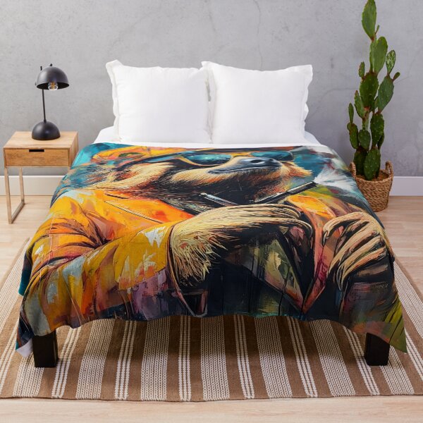 Item preview, Majestic Wildlife Dreamscape: Vibrant Animal Art Wall Design designed and sold by harmzk90.