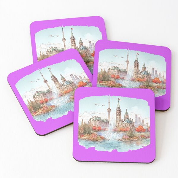 Item preview, Top 10 Wonderful Places in Canada 3D Sketch Art Collection,  designed and sold by PaintMeWorld.