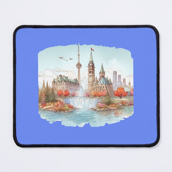 Item preview, Top 10 Wonderful Places in Canada 3D Sketch Art Collection, designed and sold by PaintMeWorld.