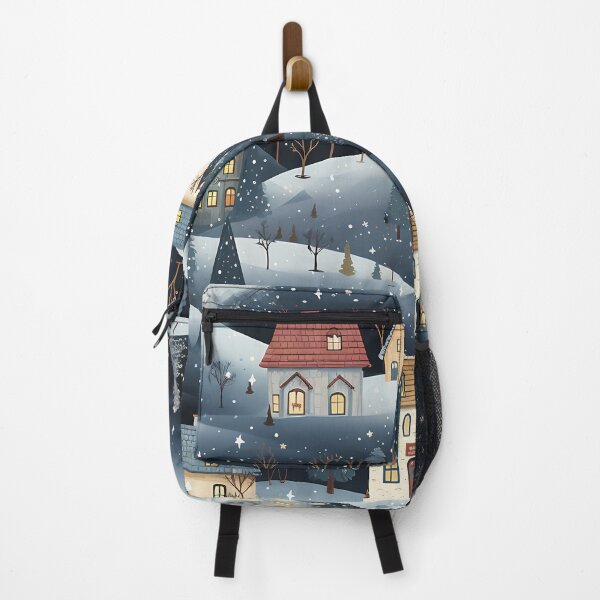 Item preview, Christmas pattern. Winter city.Winter night.Christmas landscape. designed and sold by MagelliShop.