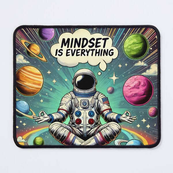 Item preview, Motivational Quote, Mindset is Everything, Astronaut designed and sold by Logiamerch.