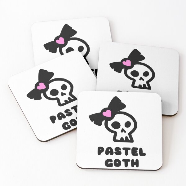 Item preview, Fantasy Kawaii Goth Pastel Goth Cute Pastel Heart Bow Skull Design designed and sold by RainbowDoveShop.