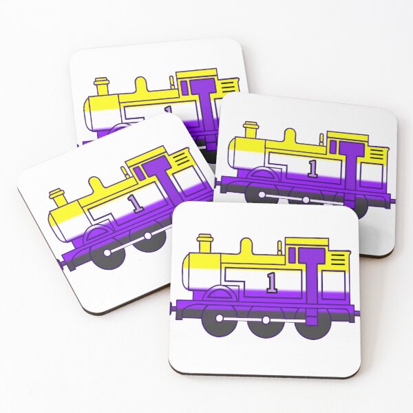 Item preview, Thomas the Tank Engine Nonbinary Pride designed and sold by Spidermangirl86.