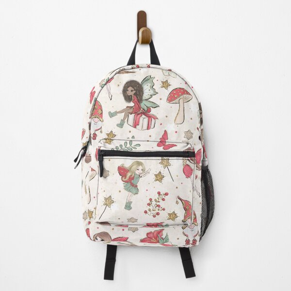 Item preview, Gnome and fairy seamless pattern designed and sold by SimoesArtistry.