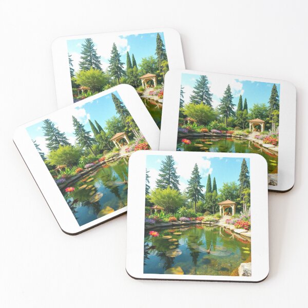 Item preview, Peaceful Pond Paradise designed and sold by sachinnaha.